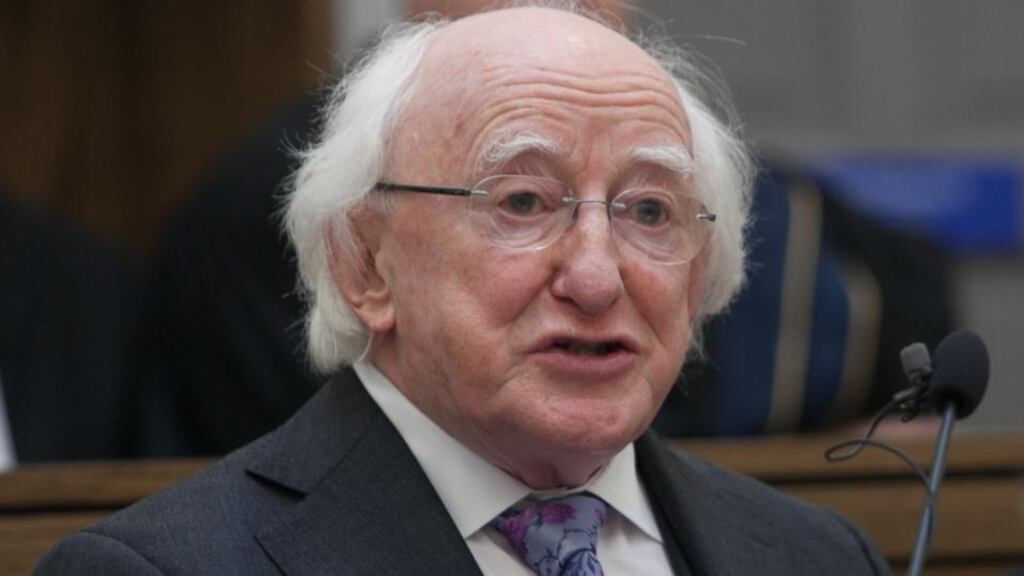 President Michael D Higgins called for a more compassionate approach from citizens in relation to prisoners. Photograph: Gareth Chaney/Collins