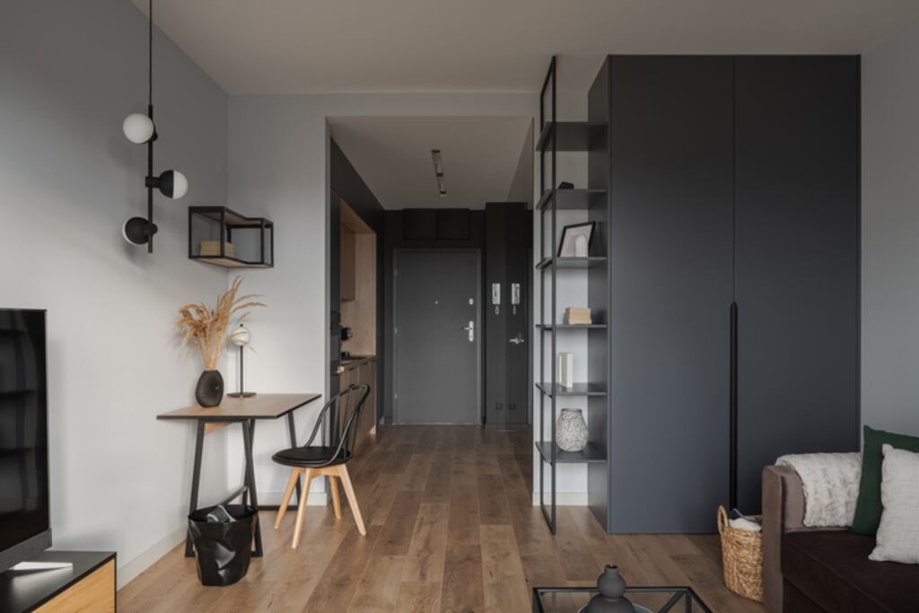 Small apartments: "In these places, character must be erased lest it tell a story. A sense of place must be rinsed until what emerges from the white walls is what Kyle Chayka labelled 'AirSpace'". Photograph: iStock