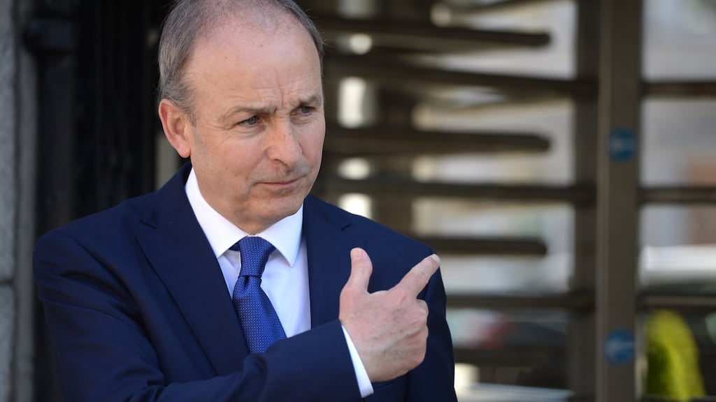 Micheál Martin: Fine Gael members are said to be particular critical around the claim the Fianna Fáil leader forced the issue on cancelling the Leaving Cert. Photograph: Dara Mac Donaill