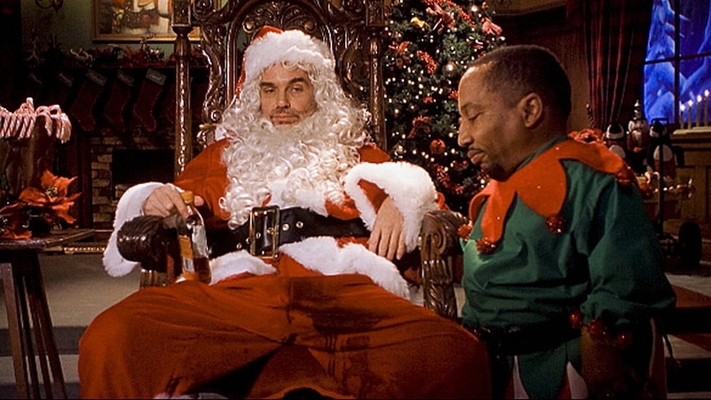 Tis the season... Billy Bob Thornton and Tony Cox in Bad Santa