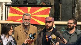 Macedonian protesters fear ‘greater Albania’ lurks behind coalition plans