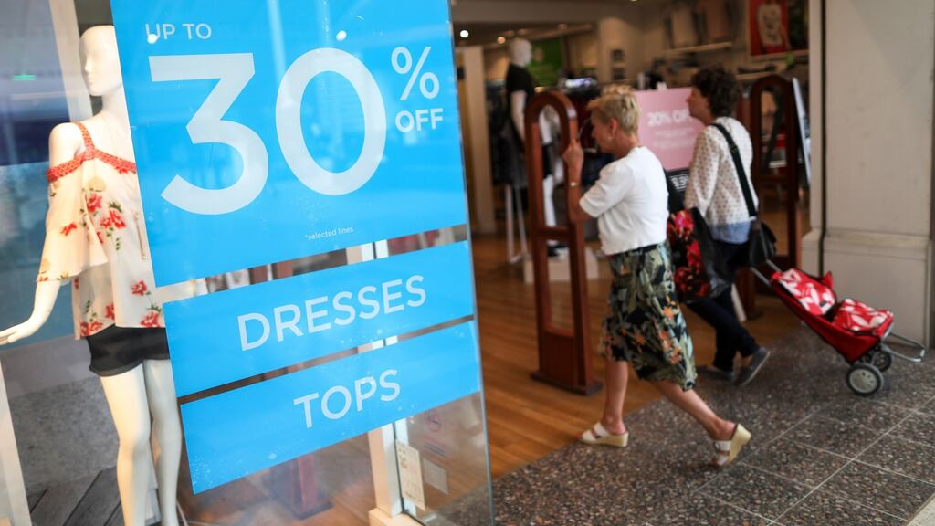 Ireland was above average when it came to the price of clothing, which marks a shift from the previous year. Photograph: Chris Ratcliffe/Bloomberg