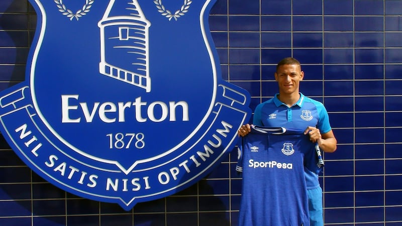 EVERTON: New signing Richarlison. Photo: Eleanor Crooks/PA