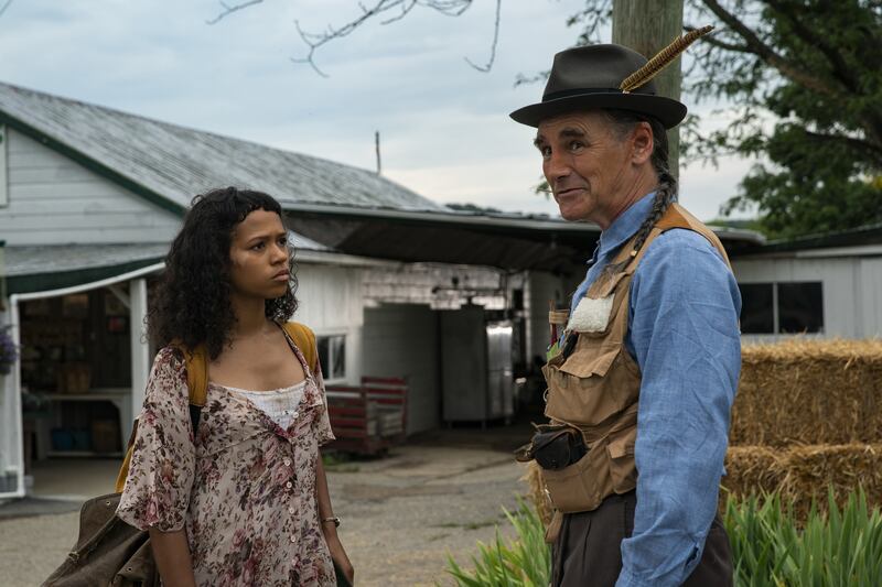 Taylor Russell and Mark Rylance in Bones and All. Photograph: PA Photo/MGM/Yannis Drakoulidis