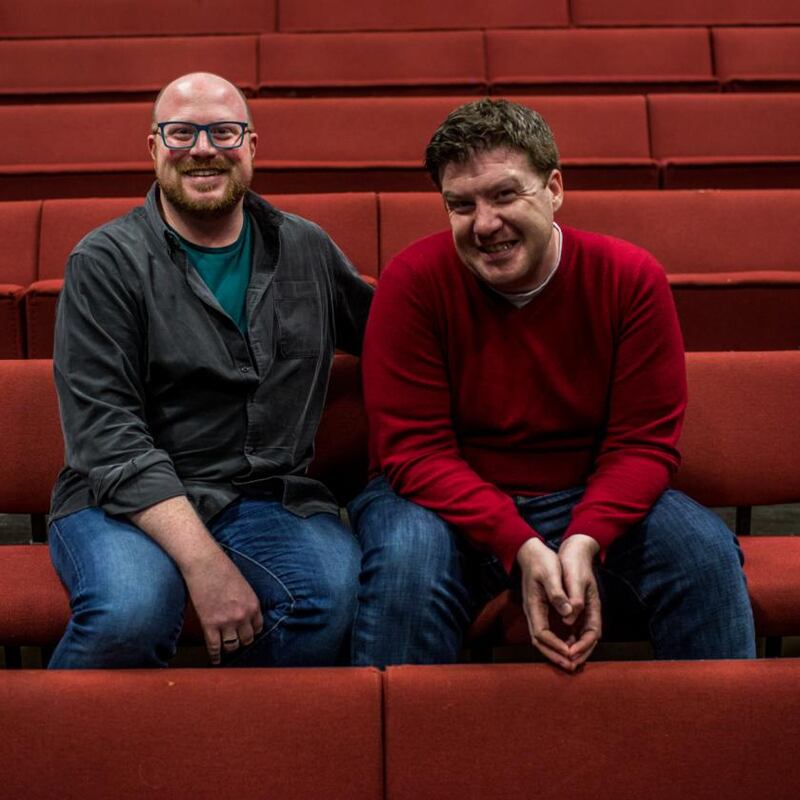 Cian O’Brien and Conor Hanratty. Photograph: James Forde