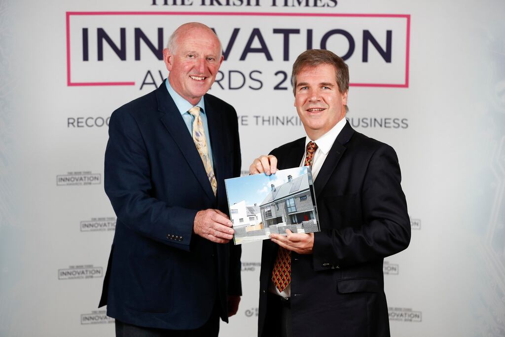 Hugh Brennan and Tim Crowley of Ó’Cualann Cohousing Alliance. Photograph: Conor McCabe