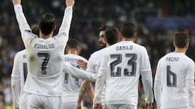 Champions League round-up: Cristiano Ronaldo scores four of Madrid’s eight
