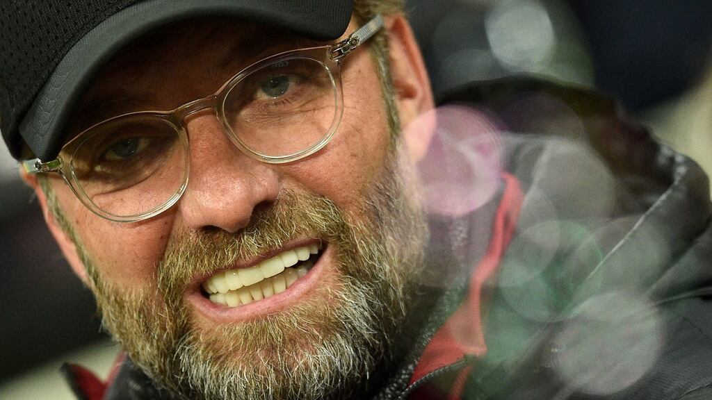 Liverpool’s lead at the top of the table is down to three points. Photograph: Getty Images