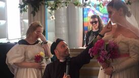 Cork couple wed in inflatable chapel at Electric Picnic