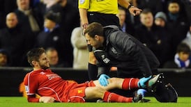Liverpool midfielder Adam Lallana set for month on the sidelines