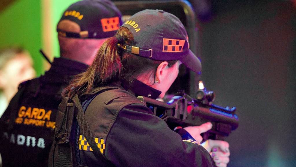 The Garda Armed Response Unit during an exercise in Cork recently. Photograph: Daragh McSweeney/Provision