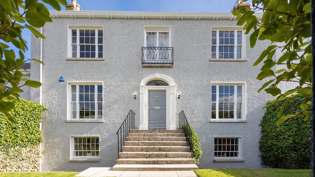 Park Lodge on Booterstown Avenue is hidden behind a high evergreen hedge, which acts as both a sound barrier and privacy wall.