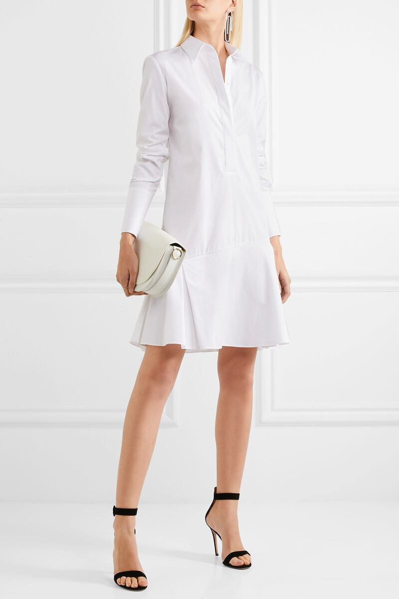 Staple cotton poplin dress for €445 from Victoria Beckham.