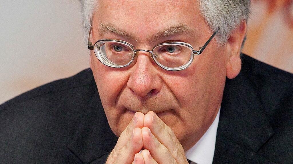 Mervyn King, former governor of the Bank of England: “All these temporary arrangements to keep the euro together will not last forever. And it is not obvious to me what plans people are putting in place to ensure its continuation.” Photograph: Simon Dawson/Bloomberg
