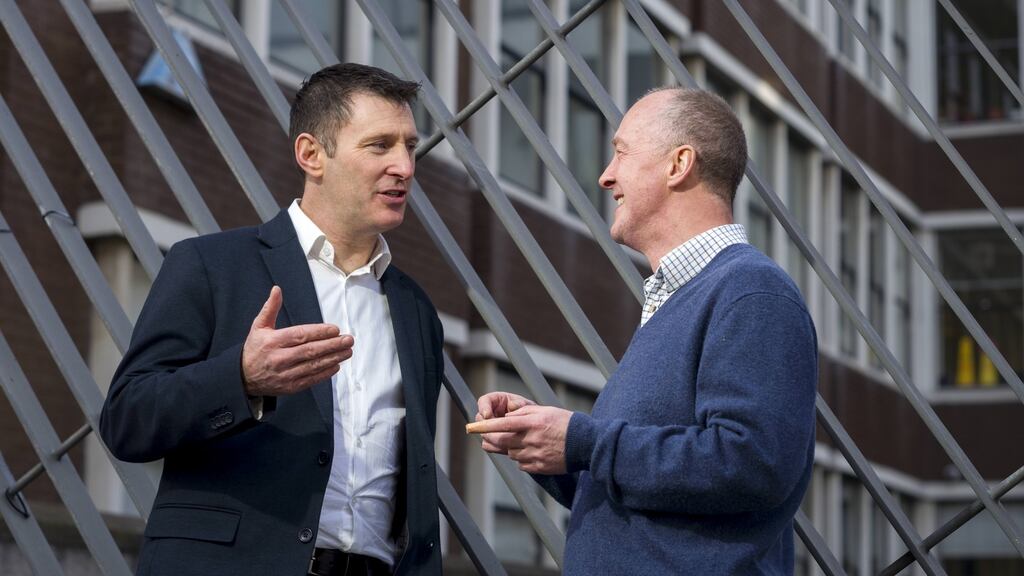 Strencom chief executive Tim Murphy, of and Baker Security and Networks founder Robert Baker.