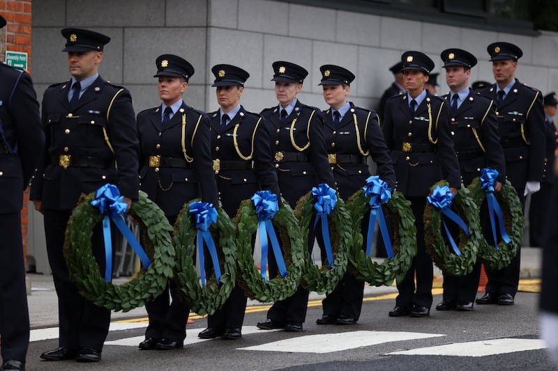 As part of An Garda Síochána centenary projects the Monument of Remembrance has been refurbished to include the names of all Garda personnel who have died while in service. Photograph Nick Bradshaw / The Irish Times