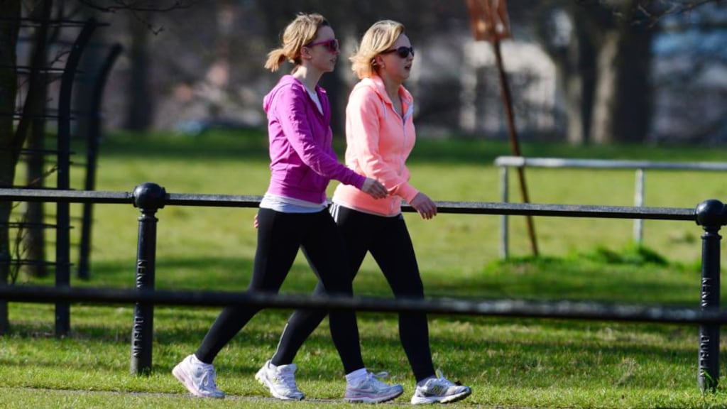 How about some moderate exercise starting this week? Photograph: Bryan O’Brien