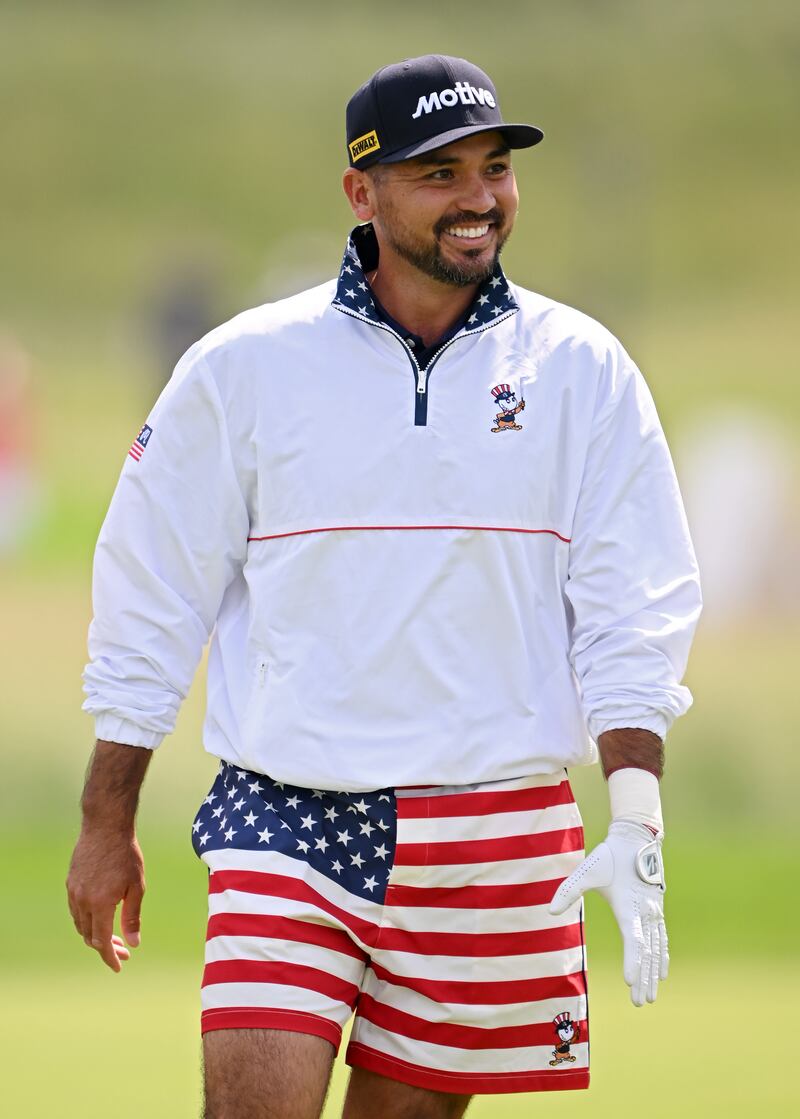 Jason Day of Australia on a practice round before the US Open at Oakmont Country Club on Thursday. Photograph: Ross Kinnaird/Getty Images