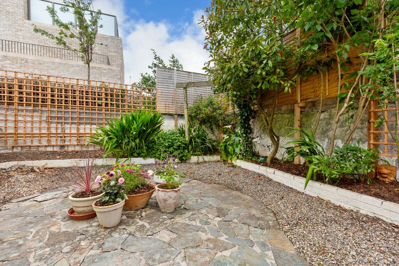 Rear garden has lots of potential