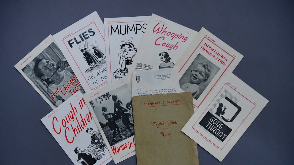The Department of Health’s package of eight leaflets distributed to Irish households in 1953.