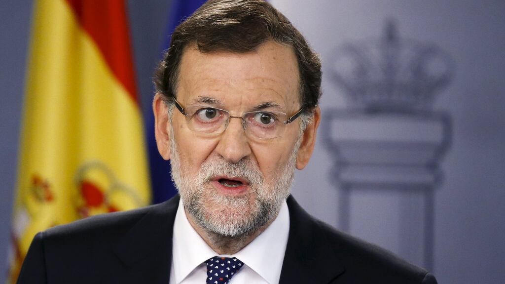 Spain’s prime minister Mariano Rajoy: Vowed to thwart Catalan independence. Photograph: Juan Medina/Reuters