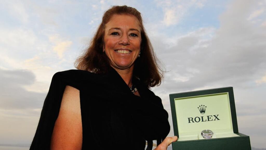 Helen Alfredsson: is understood to have made reference to the helicopter crash which occurred in Glasgow last Friday, killing nine people. Photograph: Getty Images