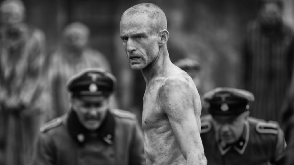 Harry Haft played by Ben Foster in HBO’s The Survivor, depicting the boxer’s life. Photograph: HBO