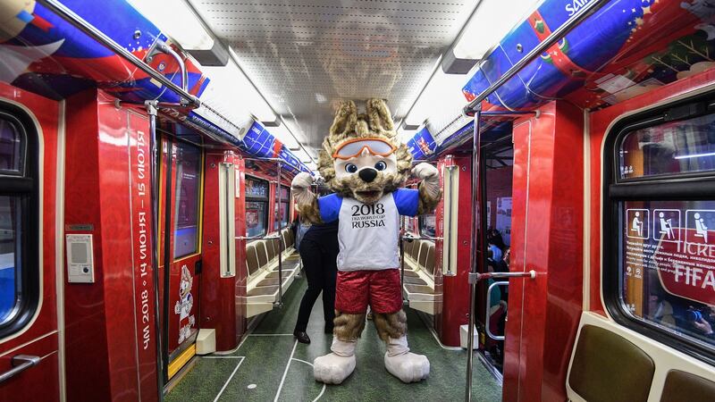 Zabivaka, the official mascot for the 2018 Fifa World Cup Russia.