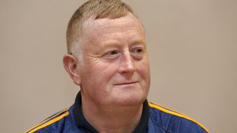 Peter Naughton said that as a result of the fitness programme his frying pan was now “redundant” except for when he makes an omelette . Photograph: Joe O’Shaughnessy