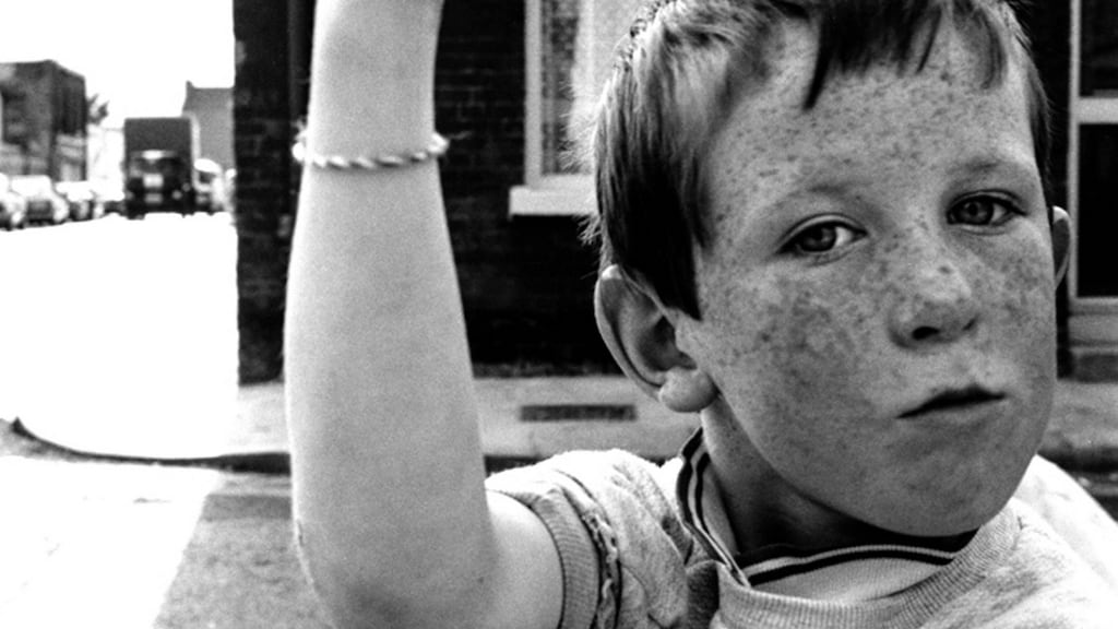 Boy in Lurgan Street, Dublin. Photograph: David Jazay