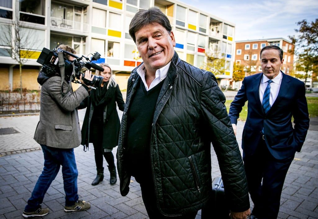 Frank Masmeijer: 'My girlfriend came to pick me up and I told her to step on the gas in case they changed their minds.' Photograph: Remko de Waal/ANP/AFP