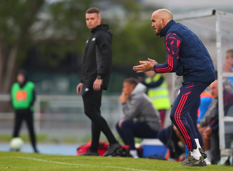 Shelbourne interim head coach Joey O'Brien needs to figure out how to shore up Shelbourne's defence. Photograph: Ken Sutton/Inpho