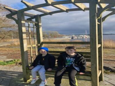 Kelly Felton's children Josh and Max.