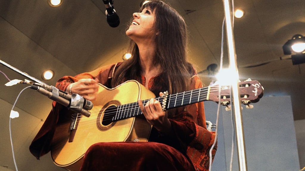 Melanie Safka: whatever chemical processes that her meal of hamburger, shake and fries set off, it resulted in a work of art. Photograph: Michael Putland/Getty Images