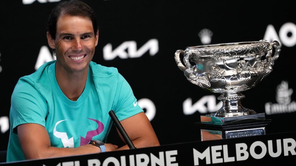 Not even Rafa Nadal himself could explain to Eurosport viewers how he came back from two sets down against Daniil Medvedev. Photograph: Simon Baker/AP