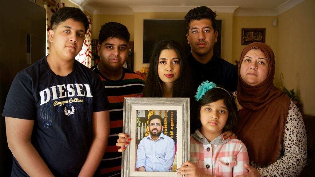 The family of Dr Syed Waqqar Al, who was 60 and treating Covid-19 patients at the Mater Hospital in Dublin
