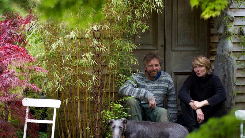 Oliver and Liat Schurmann. Transition, their large show garden, is inspired by the rugged coastal landscape surrounding their recently restored holiday cottage in the west of Ireland.