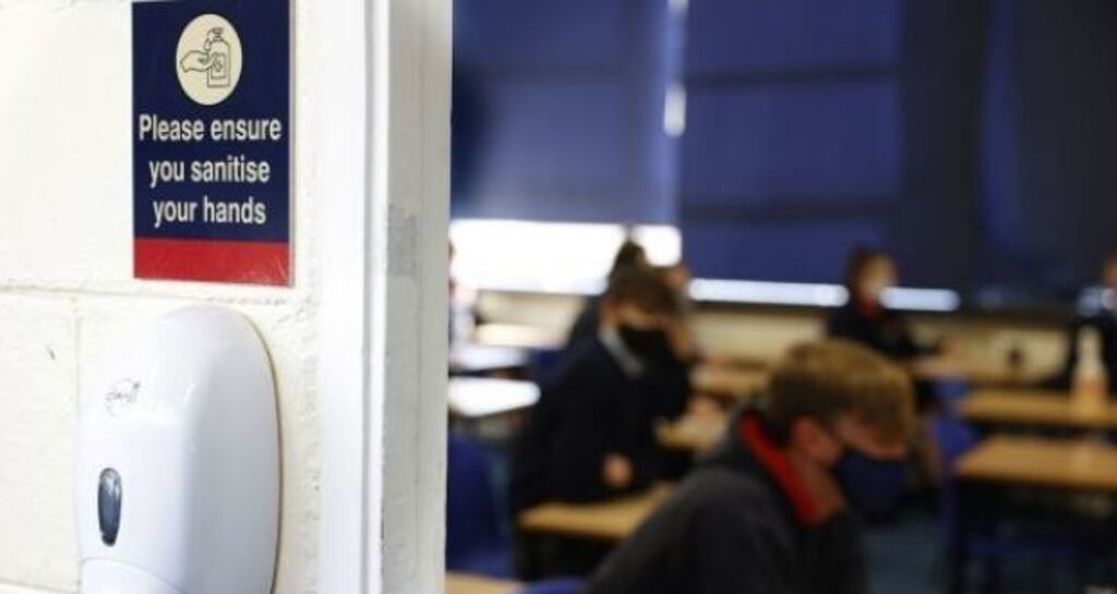 Schools remain a ‘low-risk environment’ and children can safely return to the classroom, the chair of the Nphet epidemiological modelling advisory group has said. File photograph: Alan Betson