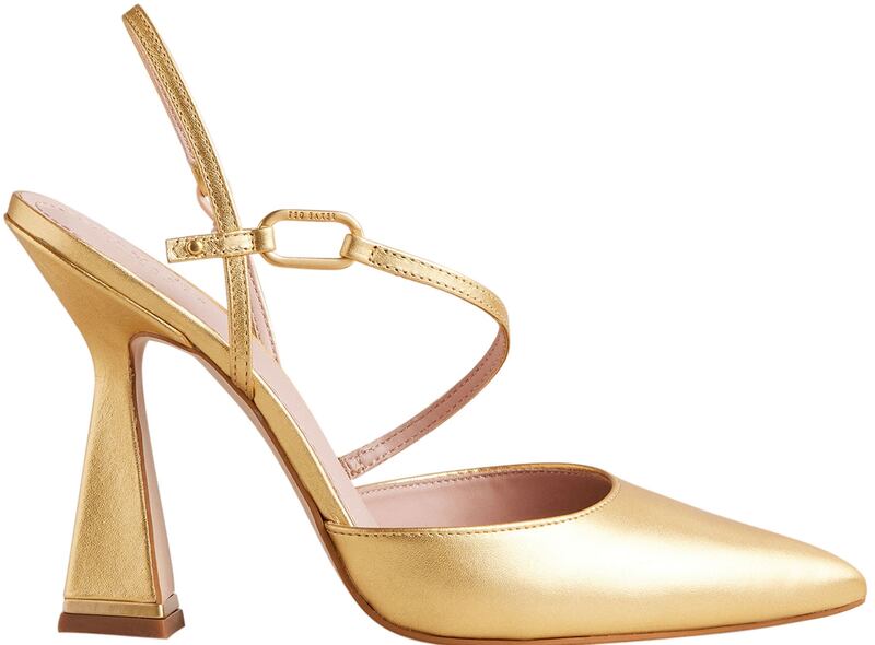 Coriana geometric heel pointed court shoes, €175, Ted Baker