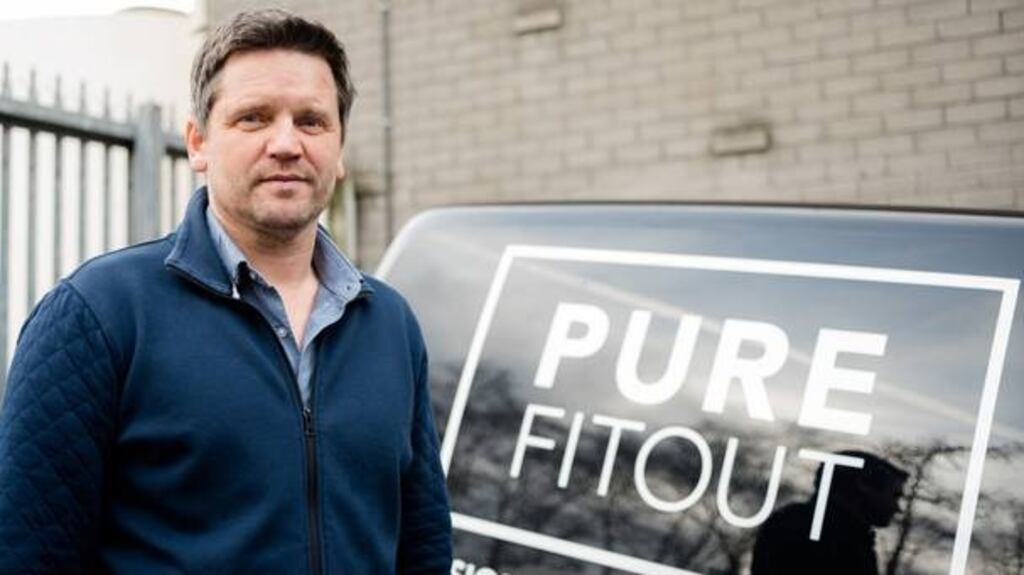Ronan Higham, managing director of Pure Fitout, a Belfast-based firm