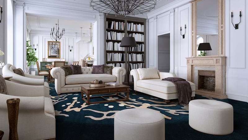 The finished carpet at Tulfarris Hotel and Golf Resort