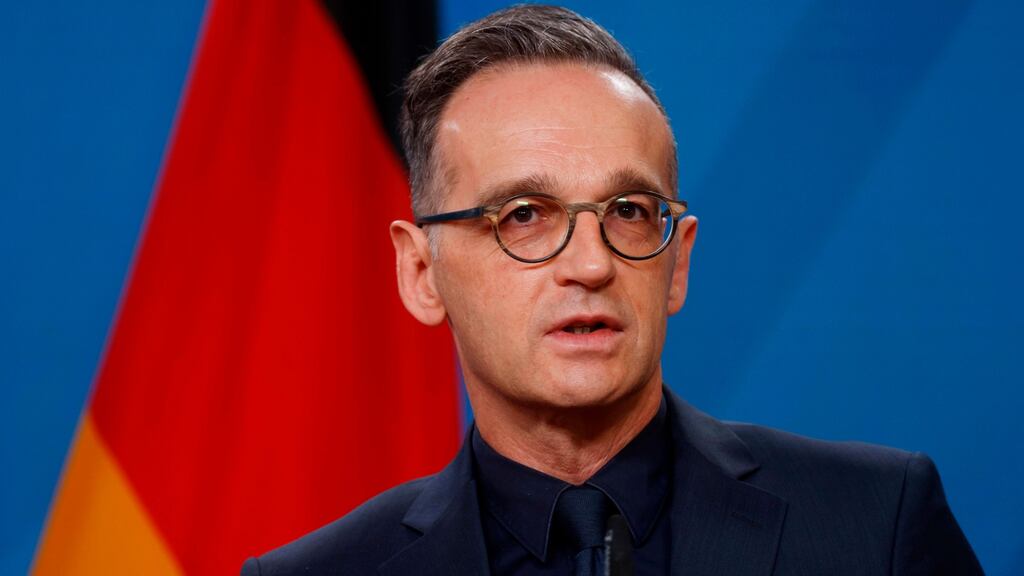 Germany’s foreign minister Heiko Maas: ‘very, very important’ if the US could rejoin the Paris Agreement. Photograph: Odd Andersen/AFP via Getty Images