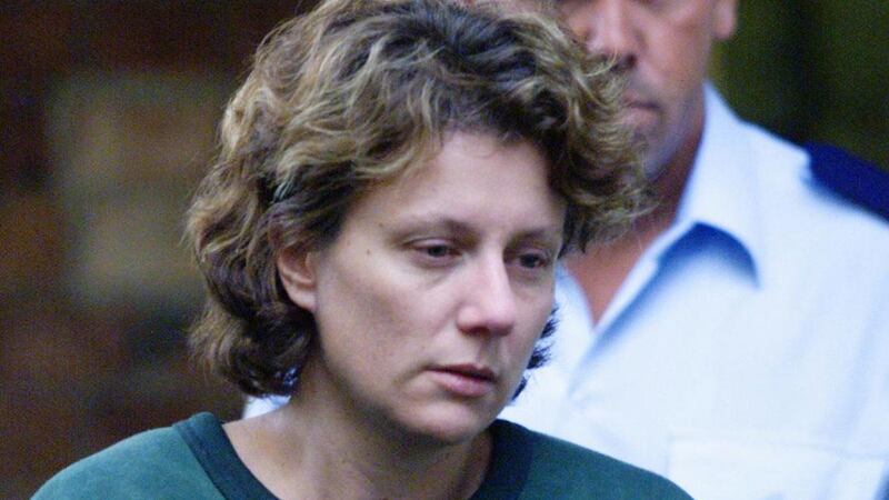 Kathleen Folbigg leaving court in 2004. Photograph: Fairfax Media via Getty Images via Getty Images