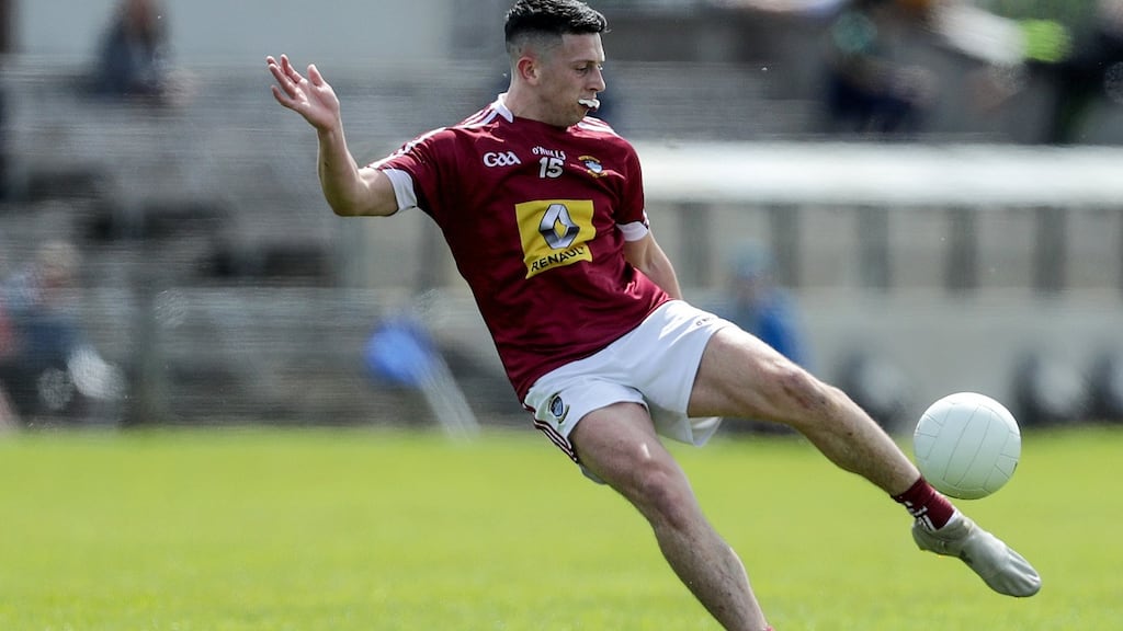 Westmeath’s Ronan O’Toole was on the scoresheet as they saw off Fermanagh. Photo: Laszlo Geczo/Inpho