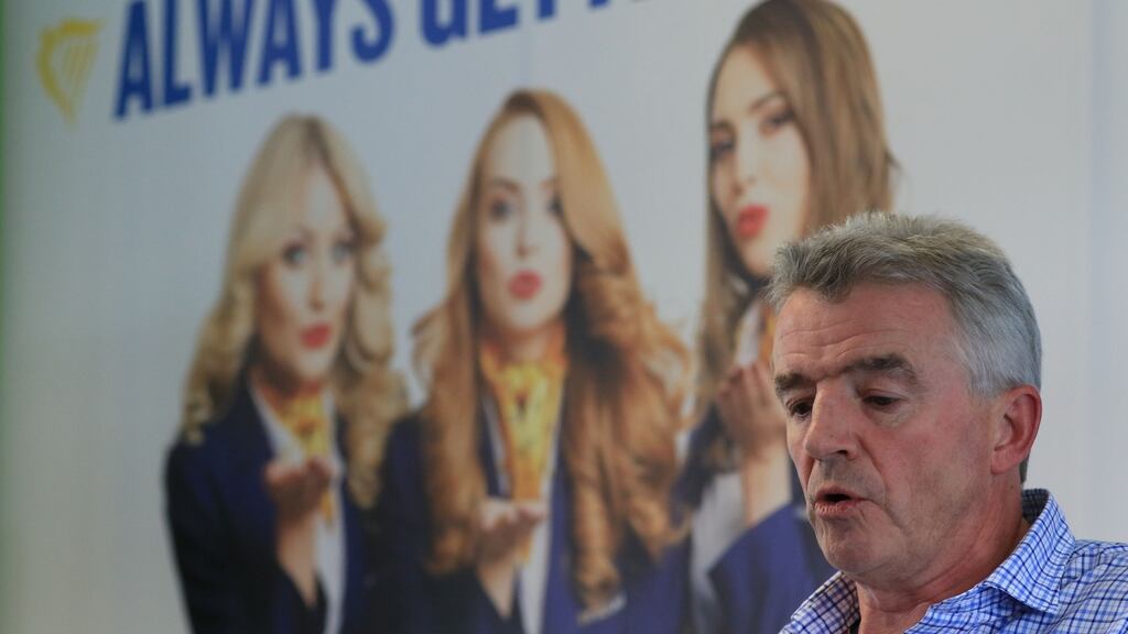 Ryanair chief executive Michael O’Leary has been flagging the issue of flight agreements between the EU and UK after Brexit. Photograph: Nick Bradshaw