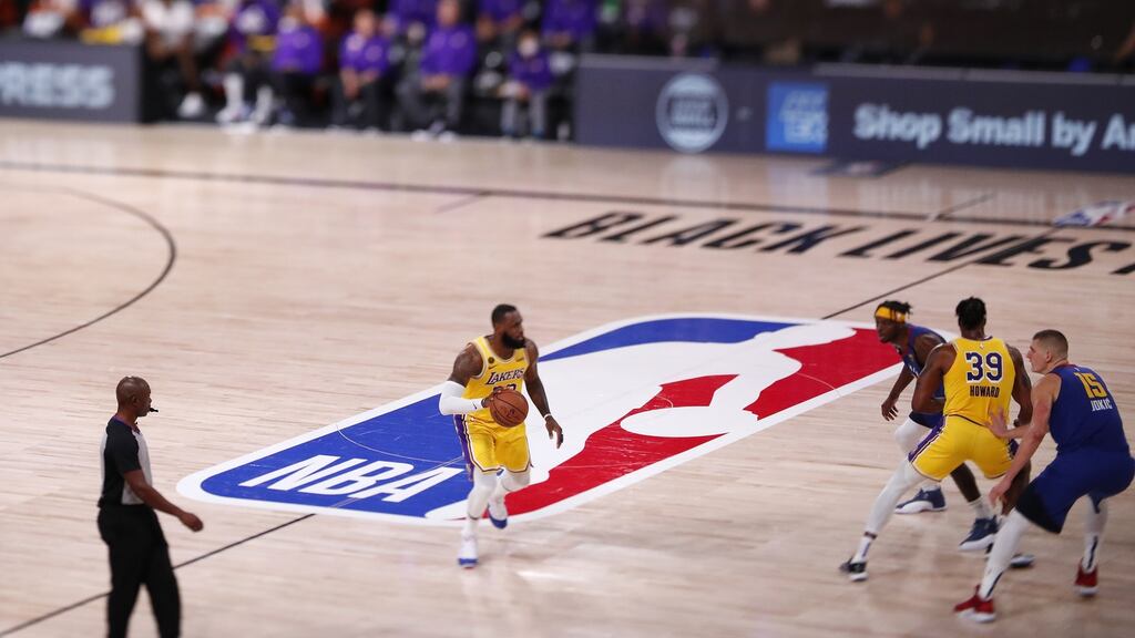 Los Angeles Lakers forward LeBron James has, like Muhammad Ali, become more than an athlete. Photograph: Getty Images