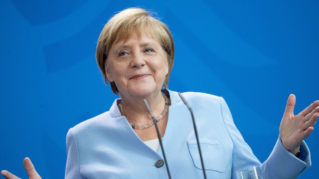 German chancellor Angela Merkel: ready to ditch a balanced budget? Photograph: EPA