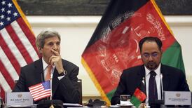 Bombs in Kabul diplomatic zone soon after John Kerry visit