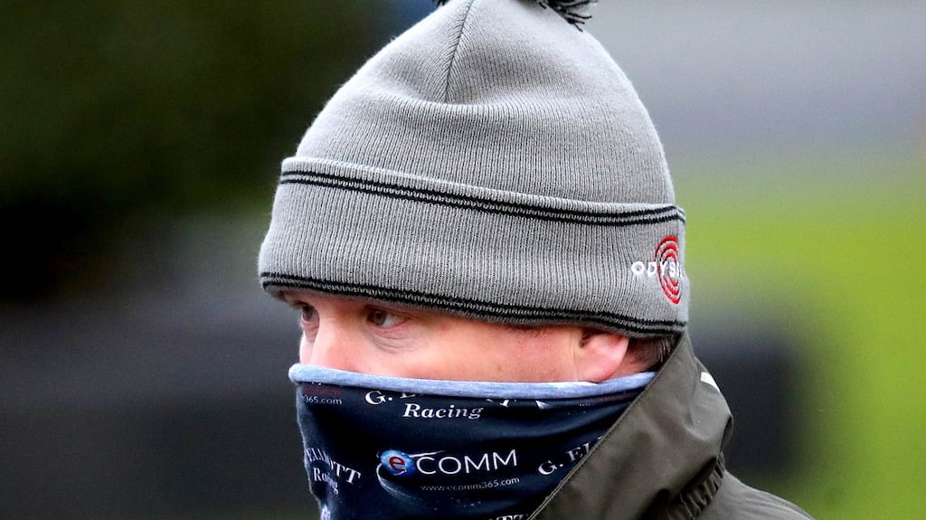 Trainer Gordon Elliott was at Fairyhouse for Percy Warner’s win in the feature race. Photograph: Ryan Byrne/Inpho