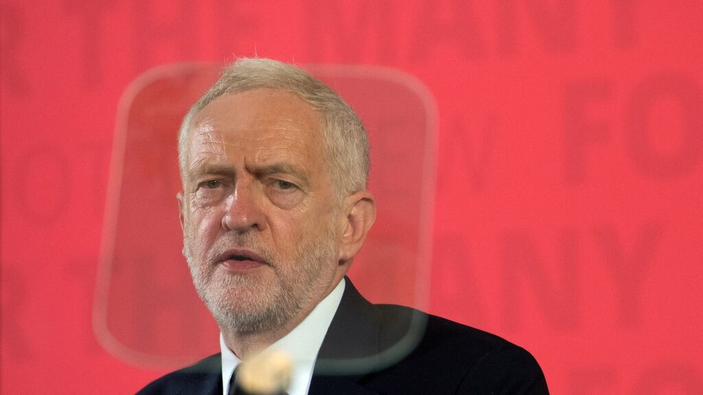 Labour Party leader Jeremy Corbyn: made speech linking the Manchester bombing to Britain’s foreign wars. Photograph: Carl Court/Getty Images